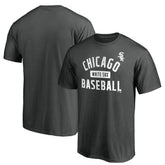 Chicago White Sox Team Primary Pill T-Shirt Charcoal