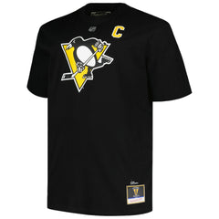 Mario Lemieux Pittsburgh Penguins Mitchell & Ness Big & Tall Name & Number T-Shirt - Black T-shirts
