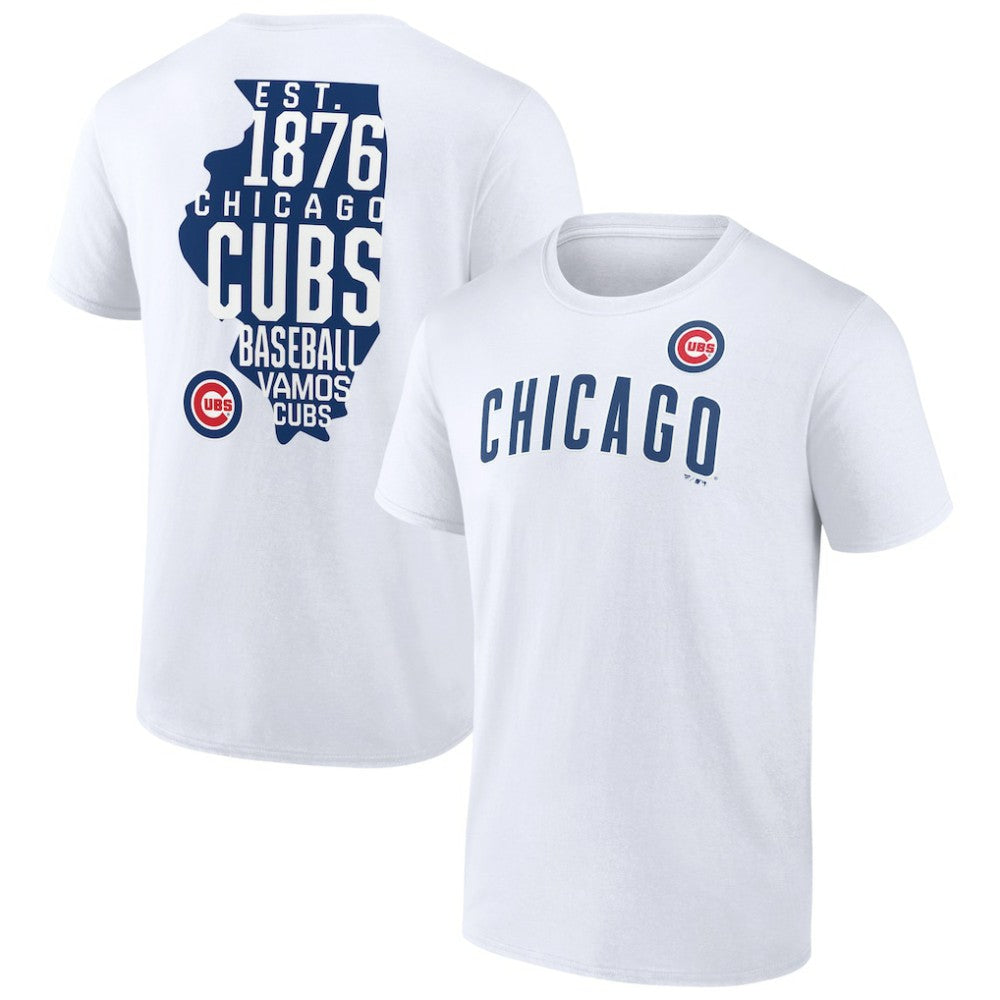 Chicago Cubs Team Hot Shot T-Shirt White