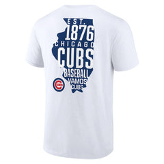 Chicago Cubs Team Hot Shot T-Shirt White