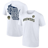 Milwaukee Brewers Team Hot Shot T-Shirt White