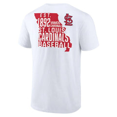 St. Louis Cardinals Team Hot Shot T-Shirt White