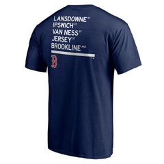 Boston Red Sox Team Hometown Collection Streets T-Shirt Navy