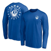 Los Angeles Dodgers Team Hometown Collection Sugar Skull Long Sleeve T-Shirt Royal