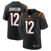 Tyron Johnson Cincinnati Bengals Home Game Player Jersey - Black cheap