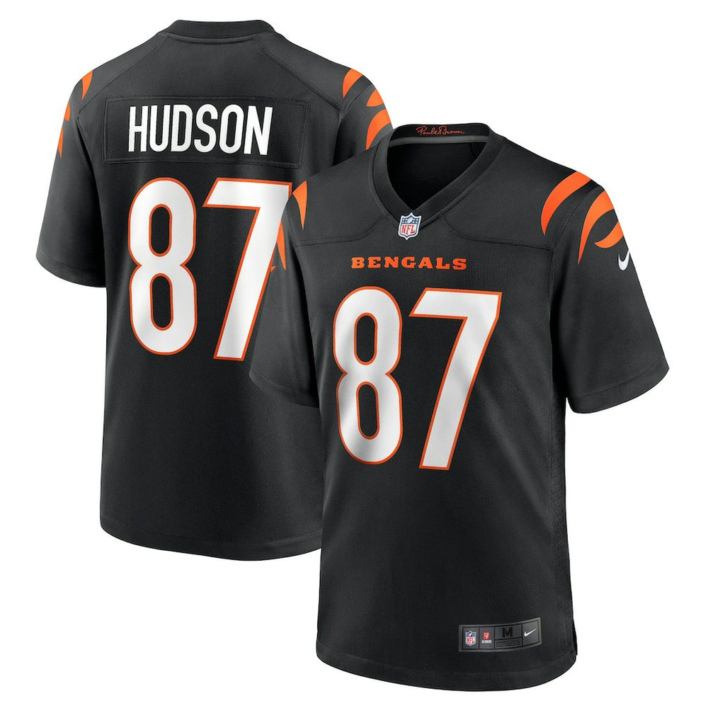 Tanner Hudson Cincinnati Bengals Home Game Player Jersey - Black sale