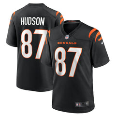Tanner Hudson Cincinnati Bengals Home Game Player Jersey - Black sale