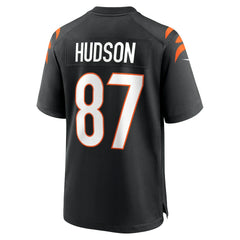 Tanner Hudson Cincinnati Bengals Home Game Player Jersey - Black sale