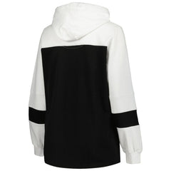 Chicago White Sox Women's Plus Size Colorblock Pullover Hoodie Black