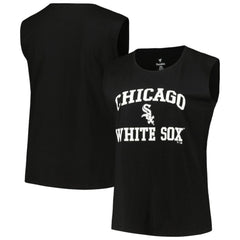 Chicago White Sox Profile Women's Plus Size Tank Top Black