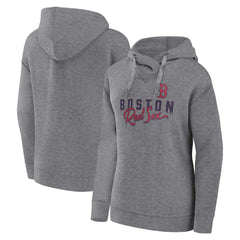 Profile Boston Red Sox Women's Plus Size Pullover Hoodie Heather Gray
