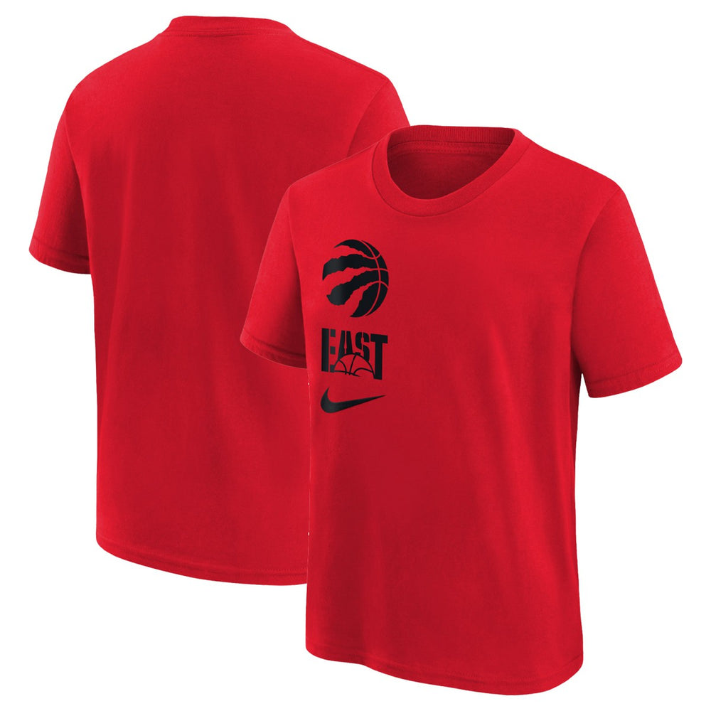 Toronto Raptors Youth Vs Block Essential T-Shirt - Red shop
