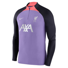 Liverpool Strike Drill 2023/24 Performance Quarter-Zip Long Sleeve Top - Purple on sale