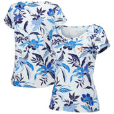 Houston Astros Tommy Bahama Women's Aubrey Romantic Blooms IslandZone T-Shirt White