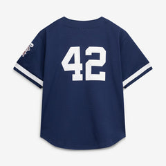 Mariano Rivera New York Yankees Mitchell & Ness Cooperstown Collection Mesh Batting Practice Button-Up Jersey Navy