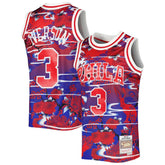 Allen Iverson Philadelphia 76ers 1996/97 Hardwood Classics Lunar New Year Swingman Jersey - Red for sale