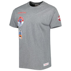 New York Rangers Mitchell & Ness City Collection T-Shirt - Heather Gray T-shirts