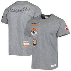 Philadelphia Flyers Mitchell & Ness City Collection T-Shirt - Heather Gray T-shirts