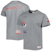 Washington Capitals Mitchell & Ness City Collection T-Shirt - Heather Gray T-shirts