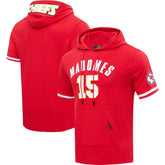 Patrick Mahomes Kansas City Chiefs Pro Standard Player Name & Number Hoodie T-Shirt - Red discount