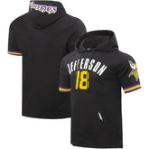 Justin Jefferson Minnesota Vikings Pro Standard Player Name & Number Hoodie T-Shirt - Black on sale