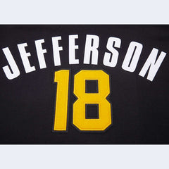 Justin Jefferson Minnesota Vikings Pro Standard Player Name & Number Hoodie T-Shirt - Black on sale