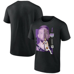 Domantas Sabonis Sacramento Kings Jump Pass T-Shirt - Black cheap