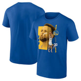 Stephen Curry Golden State Warriors Player Name & Number Jump Pass T-shirt sale - Royal sale
