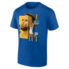 Stephen Curry Golden State Warriors Player Name & Number Jump Pass T-shirt sale - Royal sale