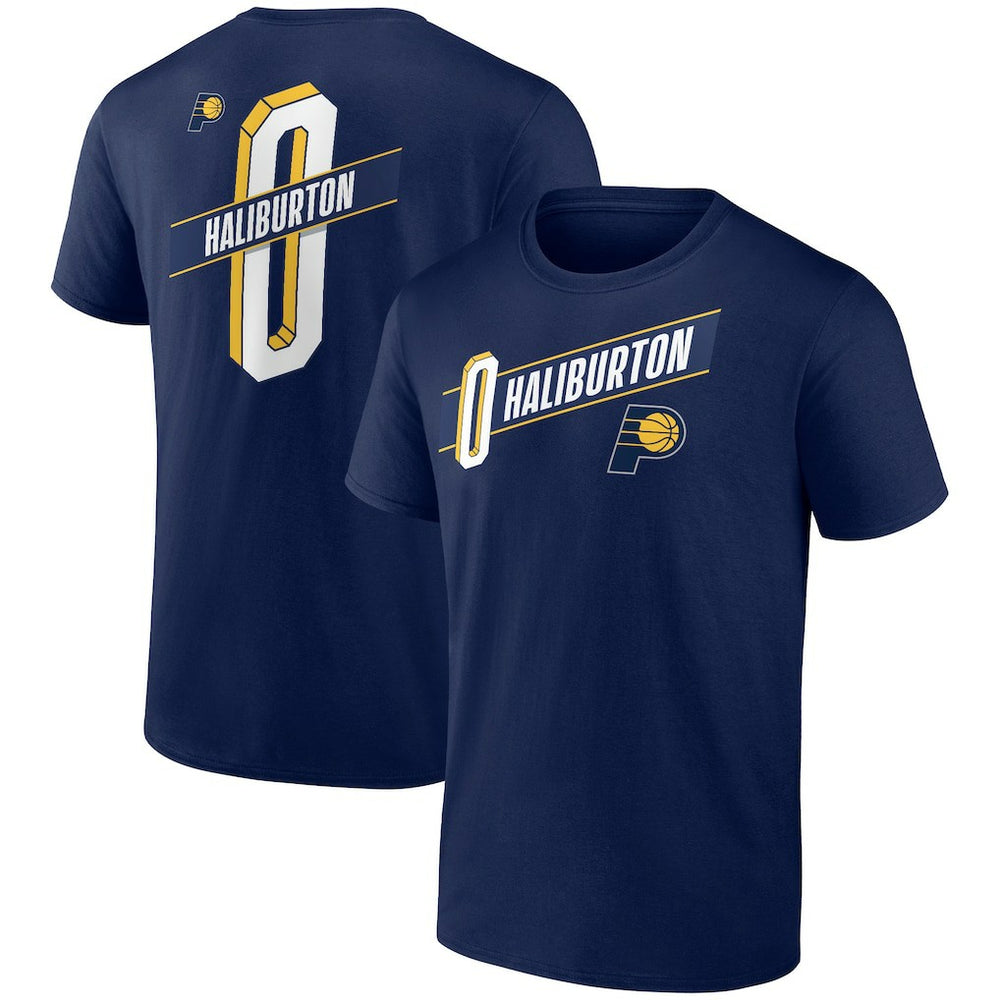 Tyrese Haliburton Indiana Pacers Full-Court Press Name & Number T-Shirt - Navy shop