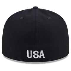 USMNT New Era Text 59FIFTY Fitted Hat - Navy outlet