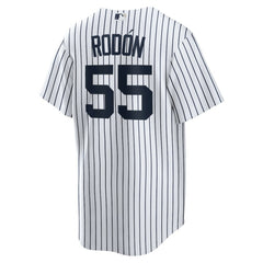 Carlos Rodon New York Yankees Home Official Player Jersey White/Navy