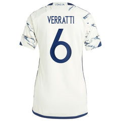 Marco Verratti Italy National Team Women's 2023 Away Replica Jersey - White on sale