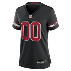Arizona Cardinals Women's Alternate Custom Game Jersey - Black sale