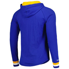 St. Louis Blues Mitchell & Ness Legendary Slub Hoodie Long Sleeve T-Shirt - Blue T-shirts