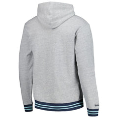 Seattle Kraken Mitchell & Ness Classic French Terry Pullover Hoodie - Heather Gray Hoodies