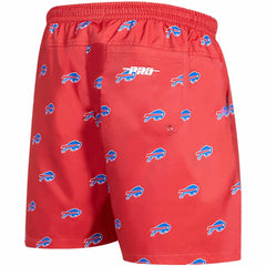 Buffalo Bills Pro Standard Allover Print Mini Logo Shorts - Red on sale