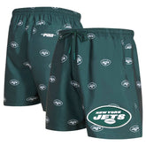 New York Jets Pro Standard Allover Print Mini Logo Shorts - Green discount