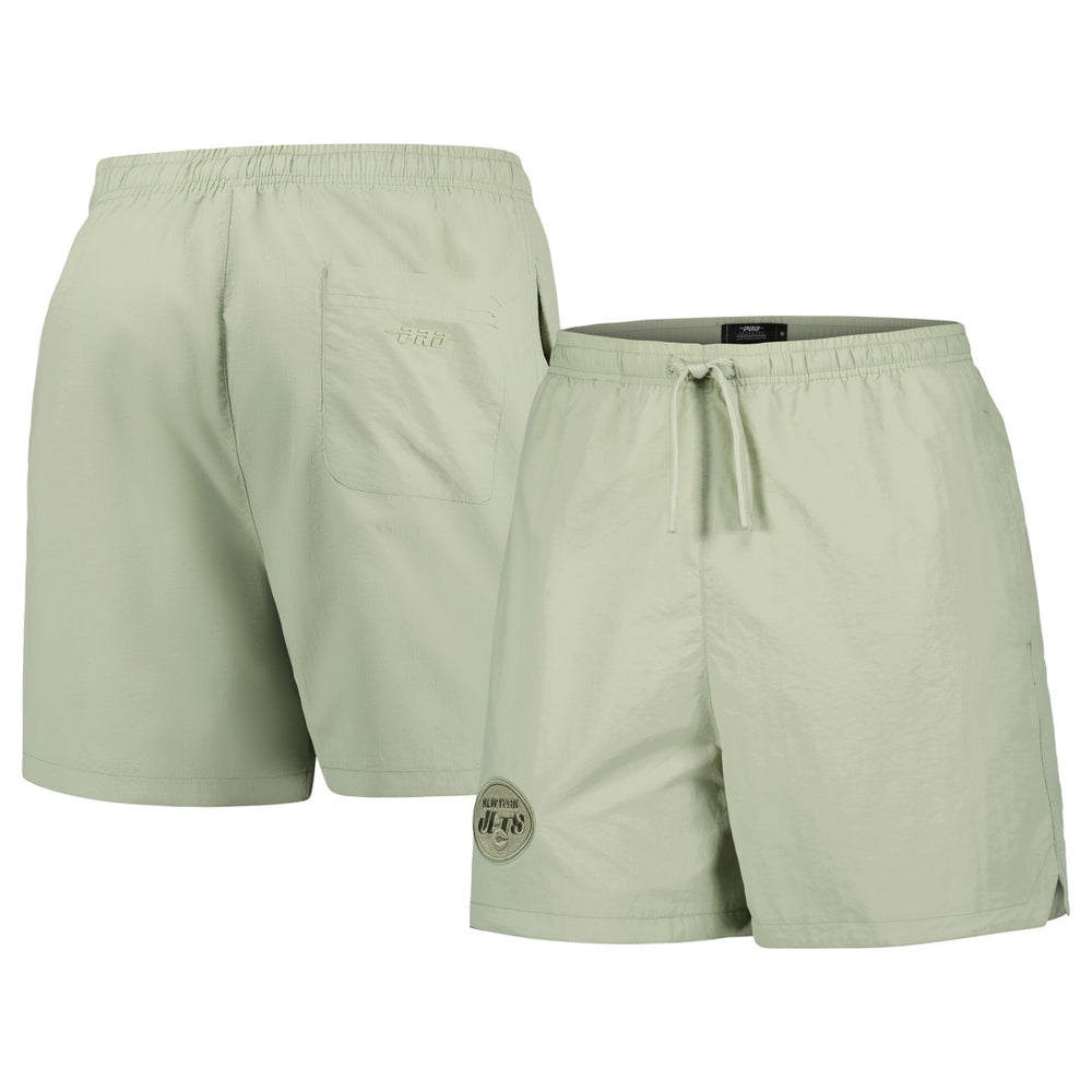 New York Jets Pro Standard Neutrals 2.0 Woven Shorts - Light Green on sale