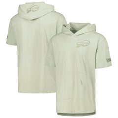 Buffalo Bills Pro Standard Neutrals Short Sleeve Pullover Hoodie - Light Green outlet