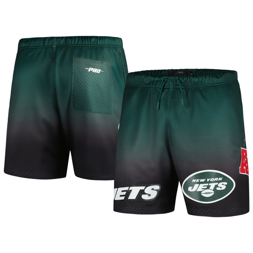 New York Jets Pro Standard Ombre Mesh Shorts - Black/Green outlet