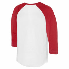 Philadelphia Phillies Tiny Turnip Unisex Stacked 3/4-Sleeve Raglan T-Shirt White/Red