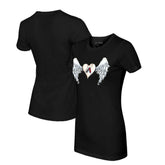 Arizona Diamondbacks Tiny Turnip Women's Angel Wings T-Shirt Black