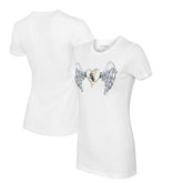 Chicago White Sox Tiny Turnip Women's Angel Wings T-Shirt White