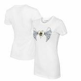 Milwaukee Brewers Tiny Turnip Women's Angel Wings T-Shirt White