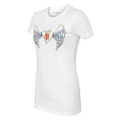 San Francisco Giants Tiny Turnip Women's Angel Wings T-Shirt White