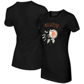 San Francisco Giants Tiny Turnip Women's Baseball Tear T-Shirt Black