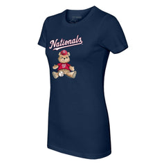 Washington Nationals Tiny Turnip Women's Teddy Boy T-Shirt Navy