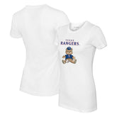 Texas Rangers Tiny Turnip Women's Teddy Boy T-Shirt White