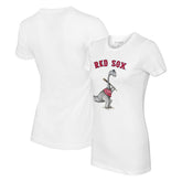 Boston Red Sox Tiny Turnip Women's Bronto T-Shirt White